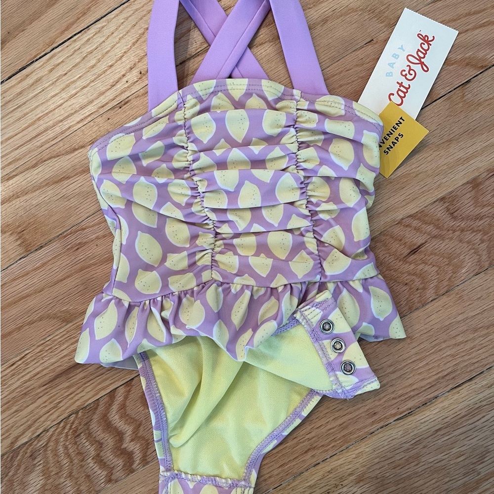 NWT Cat & Jack girls swimsuit